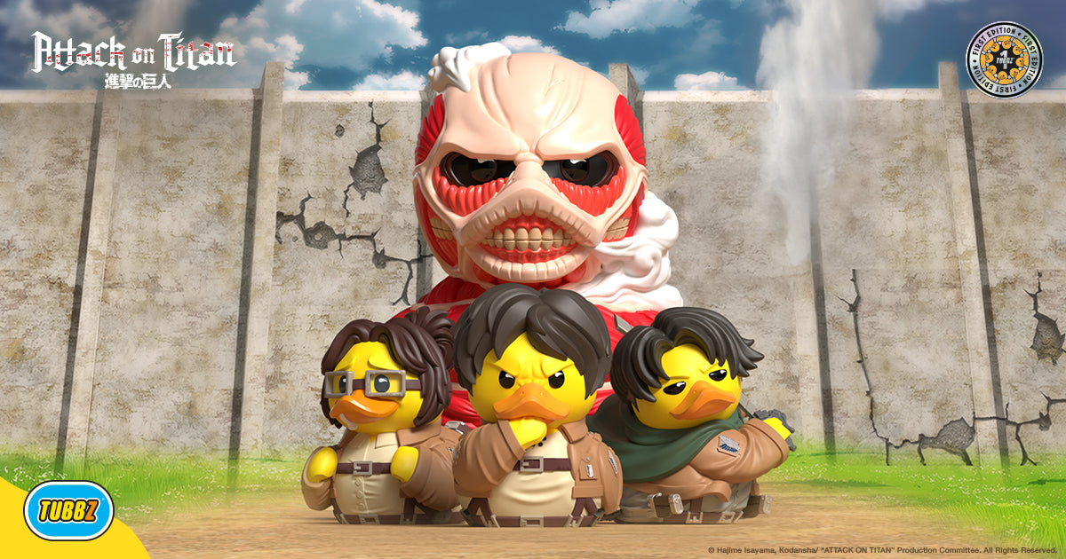 tubbz　進撃の巨人　XLサイズ Attack on Titan TUBBZ: First Editions & One XL Titan-Sized Surprise!
