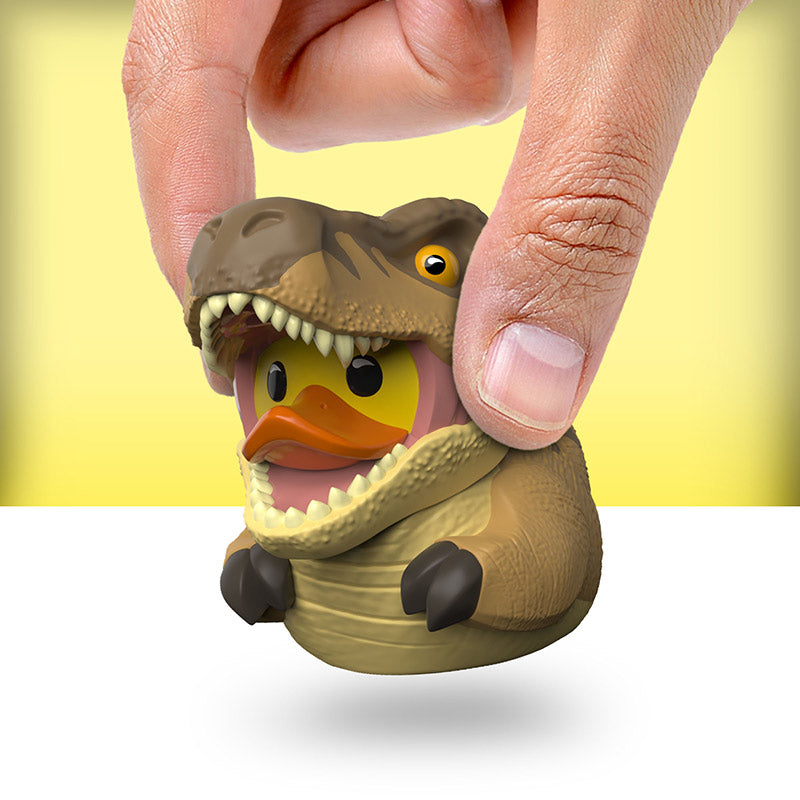 TUBBZ Boîte Édition: Jurassic Park – T-Rex Figurine en Vinyle De Canard en Cosplay TUBBZ Boîte Édition: Jurassic Park – T-Rex Figurine en Vinyle De Canard en Cosplay
