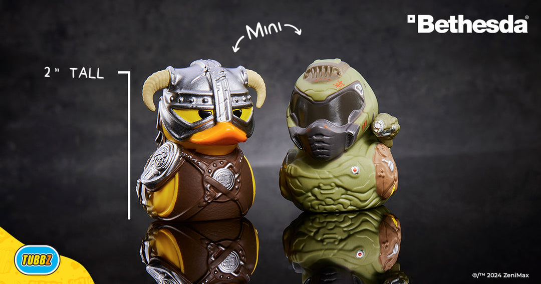 DOOM Slayer & Dovahkiin Mini TUBBZ Announced and Best-Selling Metal Gear Solid TUBBZ Return