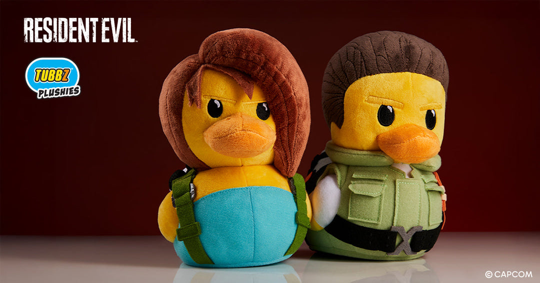 Jill Valentine & Chris Redfield TUBBZ Plush: Lock. Load. Display.