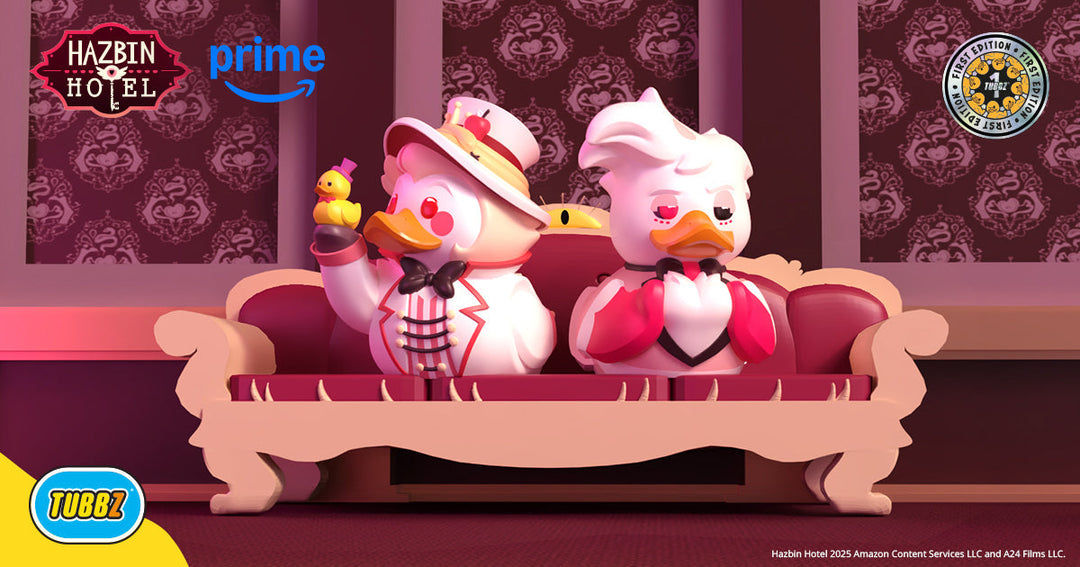 Hazbin Hotel: Angel Dust & Lucifer TUBBZ (First Edition)