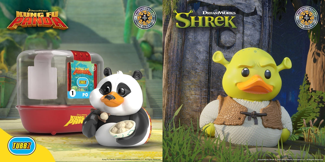 Fan Favourites Reimagined: Po & Shrek as First Edition TUBBZ!