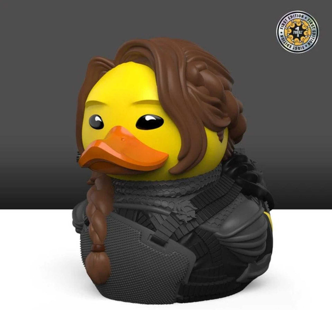 hunger games collectables, A duck like figure of Katniss Everdeen from The Hunger Games