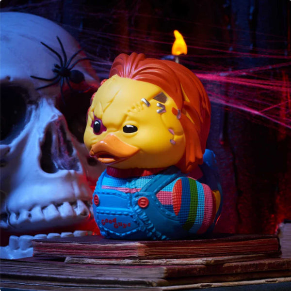 tubbz ducks horror, Scarred Chucky from Child's play as a TUBBZ duck