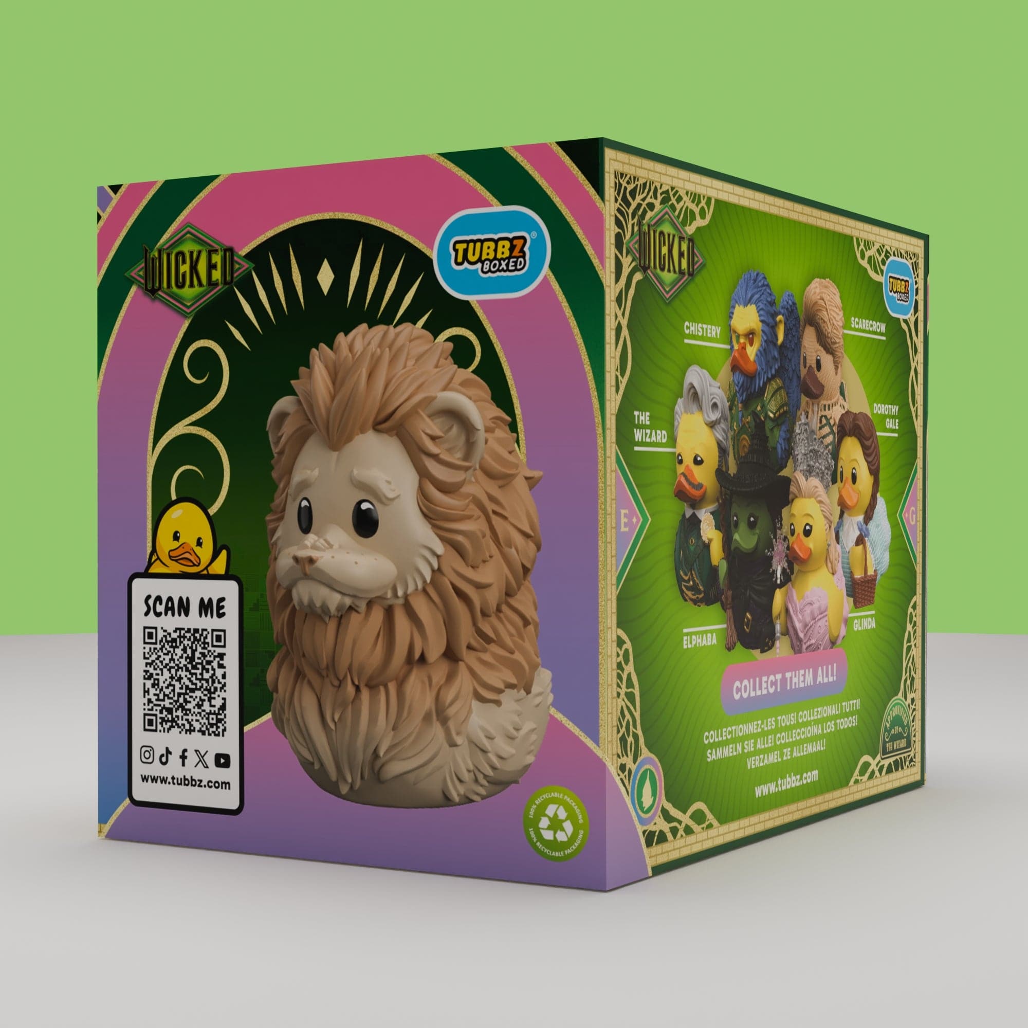 シークレット 韓国 ダンディライオン SD8-KRDS1 Wicked Cowardly Lion TUBBZ Boxed Edition | Official Collectible Duck