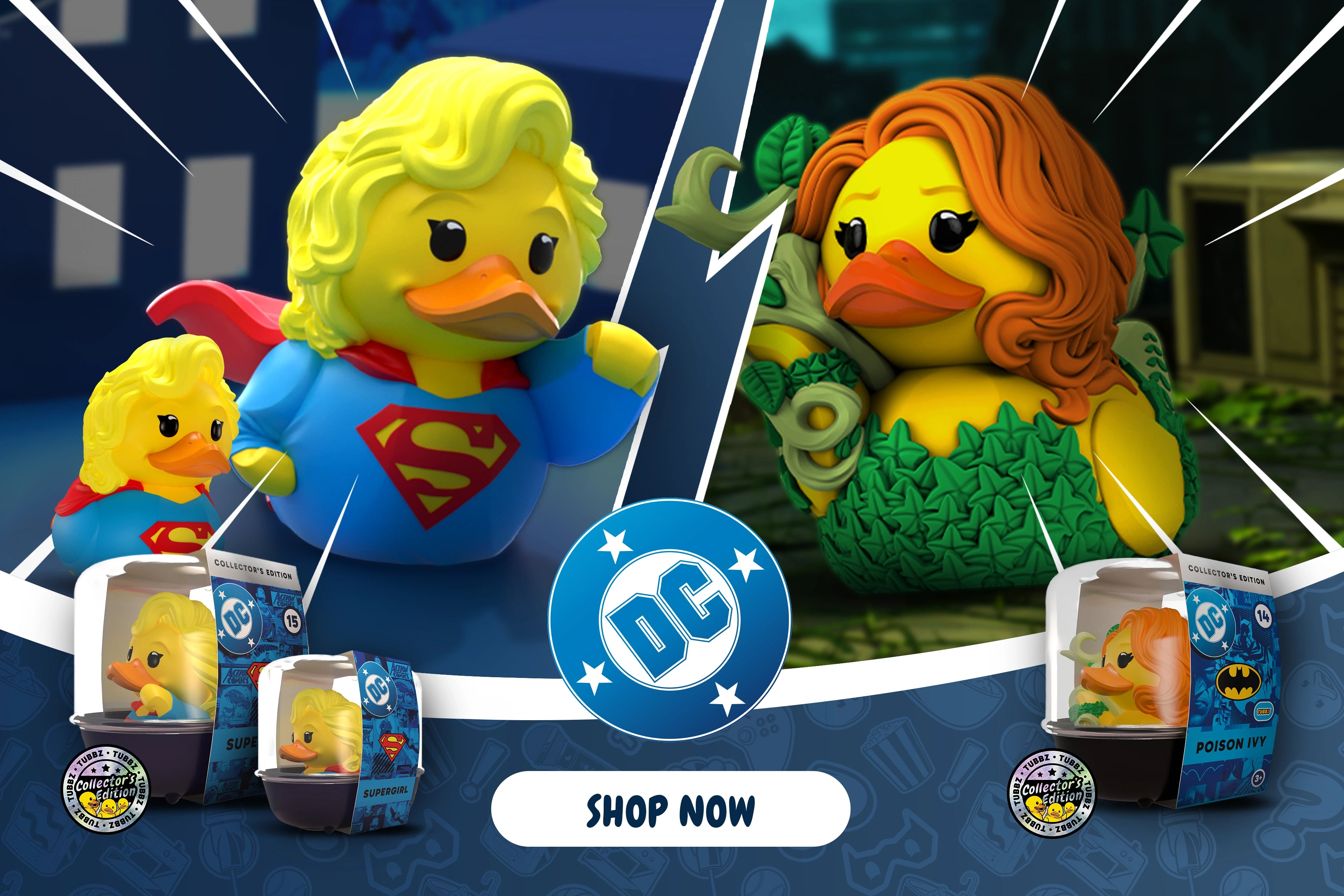 DC Comics Supergirl & Poison Ivy TUBBZ Duck