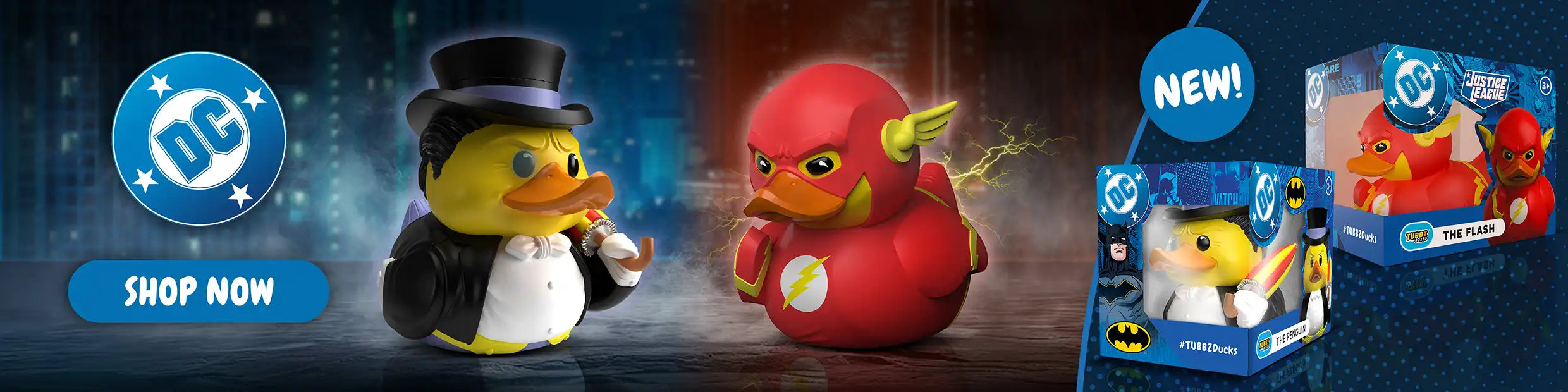 DC Comics The Flash and Penguin Boxed TUBBZ