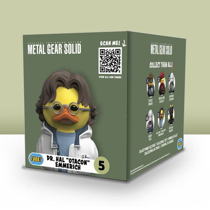 Official Metal Gear Solid Dr. Hal “Otacon” Emmerich TUBBZ (Boxed Edition)