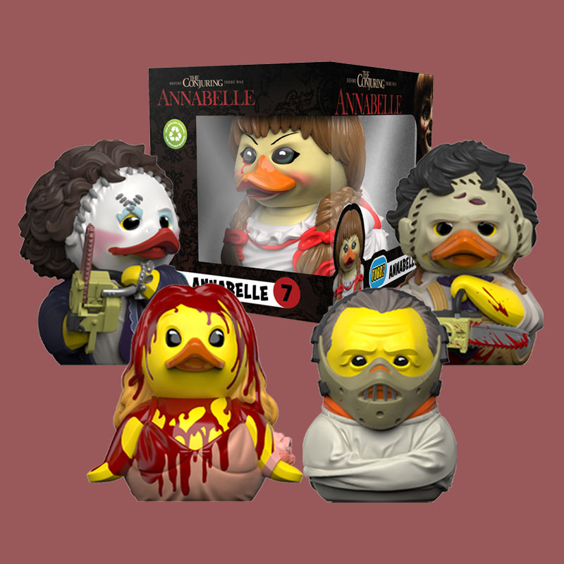 Horror Icons: Annabelle, Carrie, Hannibal Lecter & Leatherface TUBBZ Bundle