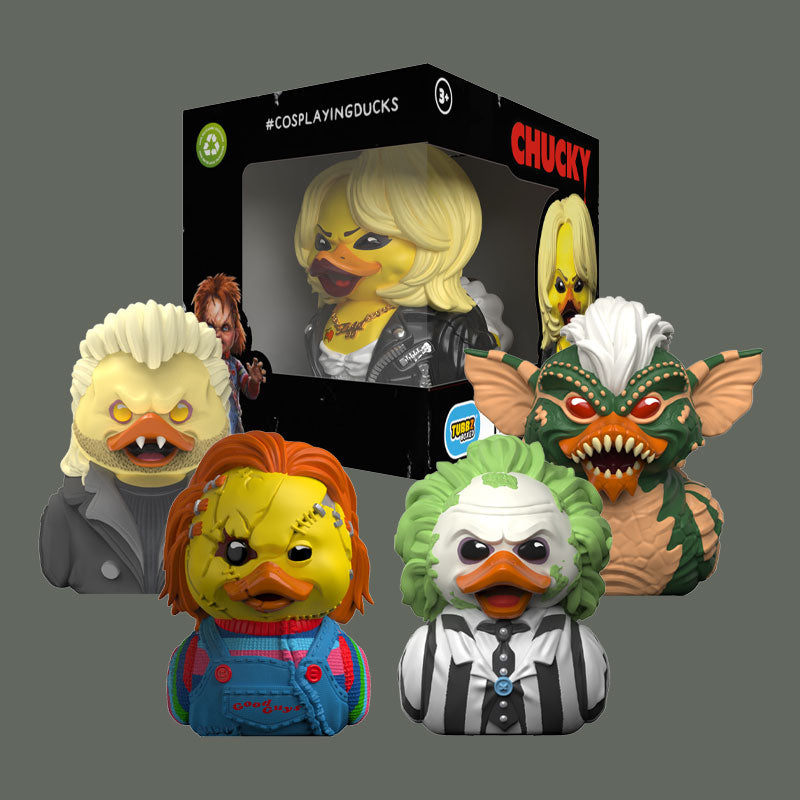 Horror Icons: Chucky, Beetlejuice, Michael & Stripe TUBBZ Bundle
