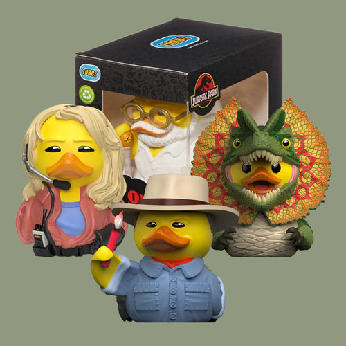 Jurassic Park: Alan Grant, Ellie Sattler, John Hammond & Dilophosaurus TUBBZ Bundle