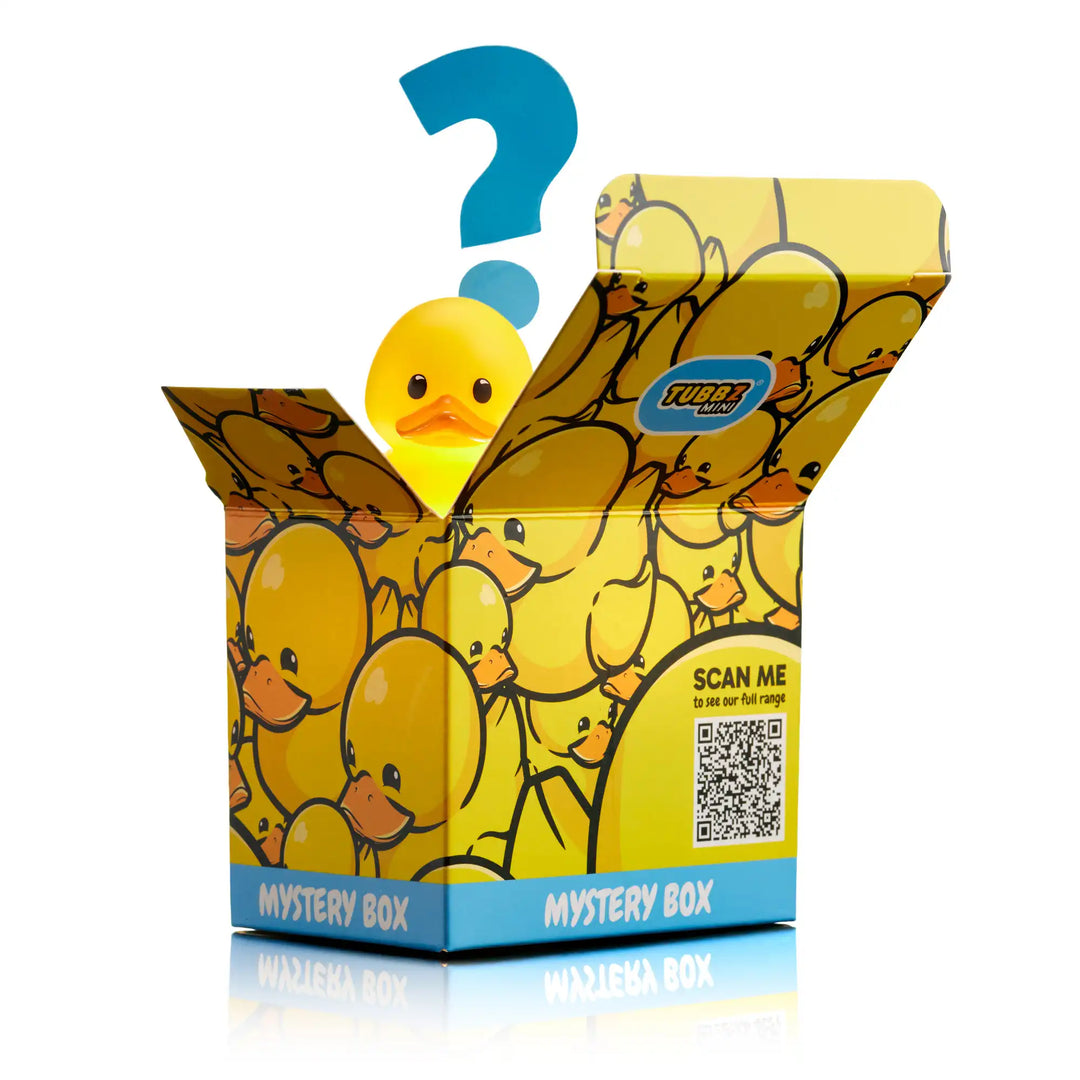 Close up view of TUBBZ Mystery Mini Box