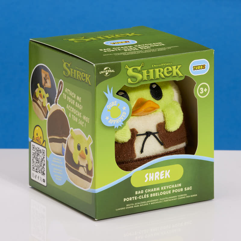 TUBBZ Bag Charm: Shrek Keychain