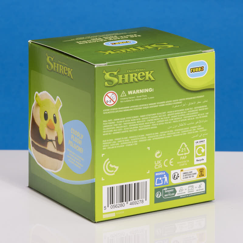 TUBBZ Bag Charm: Shrek Keychain