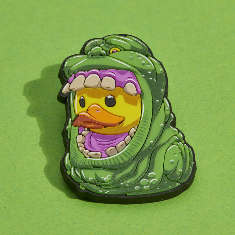 Ghostbusters: Slimer (Glow in the Dark) TUBBZ Pin (Rubber)