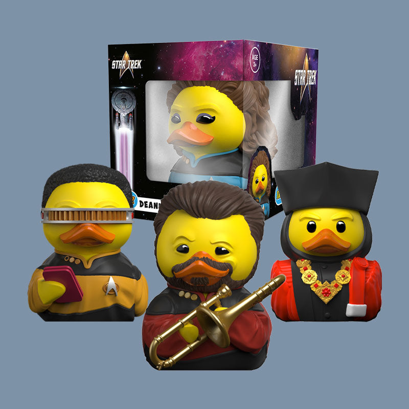 Star Trek: Deanna Troi, Geordi La Forge, Q & William T. Riker TUBBZ Bundle