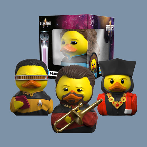 Star Trek: Deanna Troi, Geordi La Forge, Q & William T. Riker TUBBZ Bundle