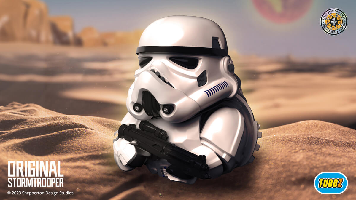 Official Original Stormtrooper TUBBZ Cosplaying Duck Collectable