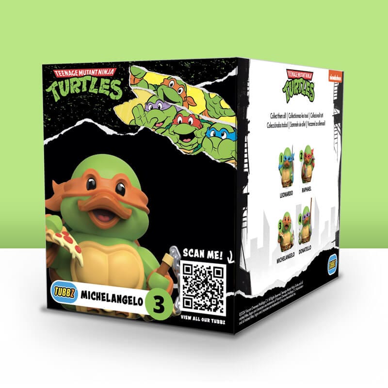 Official Teenage Mutant Ninja Turtles Michelangelo TUBBZ (Boxed Edition)